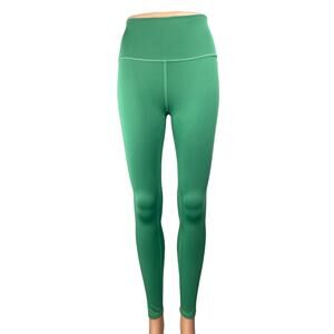 Alo Yoga Green Mid Rise Athletic Yoga Activewear Leggings Trouser Pants Size XS
